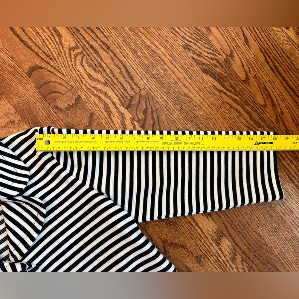 Pendleton Black White Striped Swing Jacket Blazer… - image 5